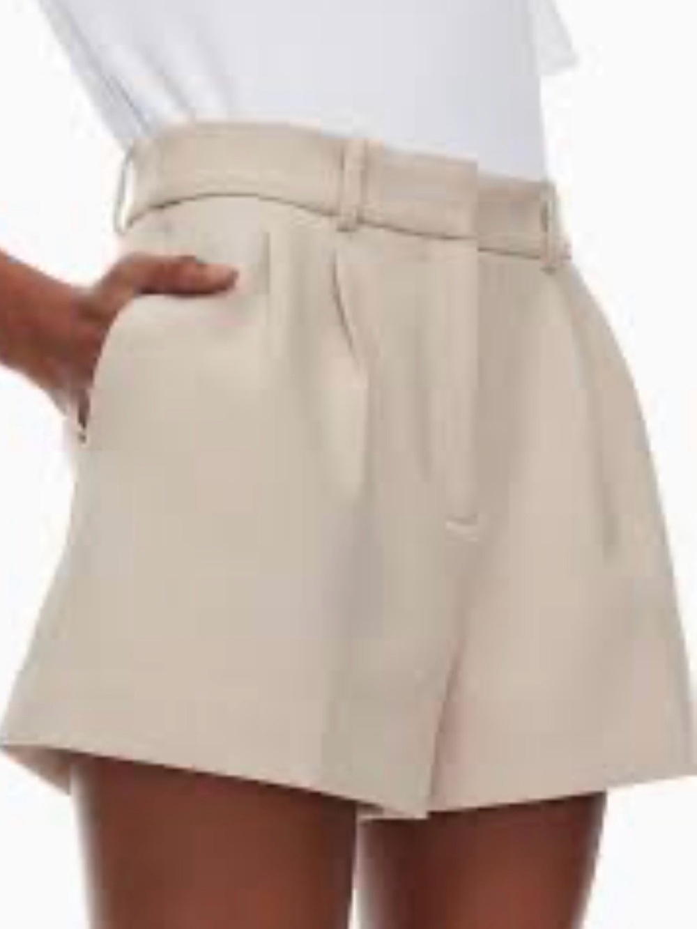 Pleated Mini Shorts - Babaton